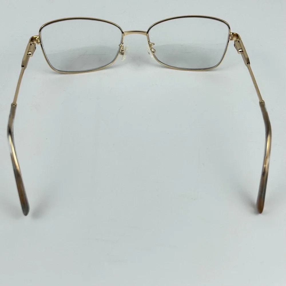 Nine West NW1102X717 Unisex Eyeglasses Frame Gold Metal Full Rim 57-17-140 mm‎